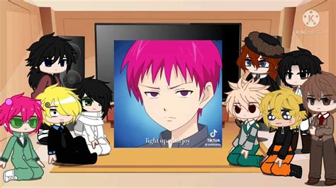 Anime Characters React To Saiki K Youtube