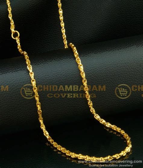 Buy One Gram Gold Plated Anjali Cutting Model Gold Chain Design Daily