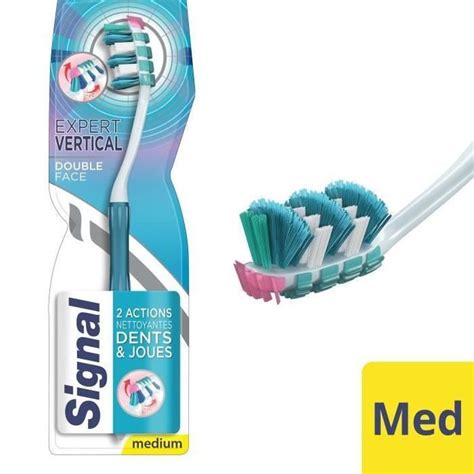 SIGNAL Lot De 12 Brosses A Dents Manuelle Medium Expert Vertical