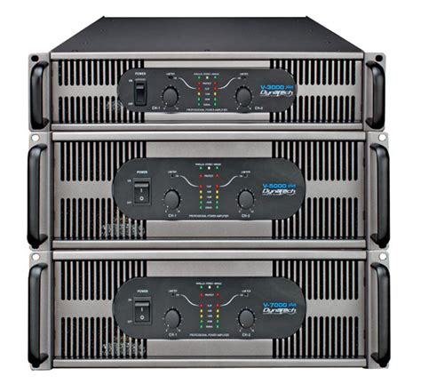 DynaTech V Series Power Amplifiers