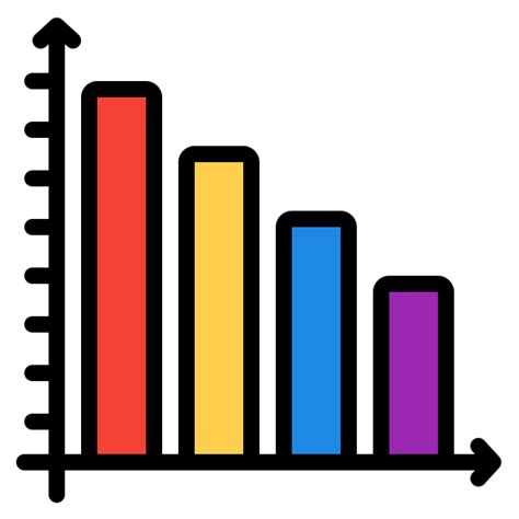 Bar chart Generic Outline Color icon