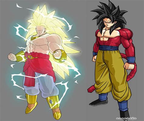 Goku Ssj4 Vs Broly Ssj3 By Opunu On Deviantart