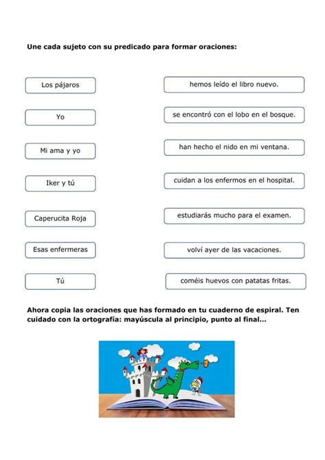 Sujeto Y Predicado Interactive Worksheet Images Porn Sex Picture