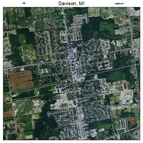 Aerial Photography Map of Davison, MI Michigan