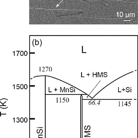 A Typical Layered Precipitates Of The Mnsi Phase Observed In The