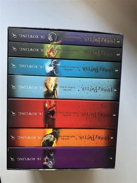 HARRY POTTER BOX Set Complete Collection By J K Rowling Multiple