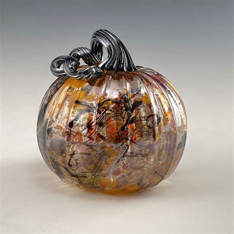 Harvest Surreal Pumpkins — Leonoff Art Glass