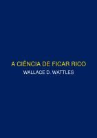 Wallace Wattles A CIÊNCIA DE FICAR RICO pdf PDFCOFFEE