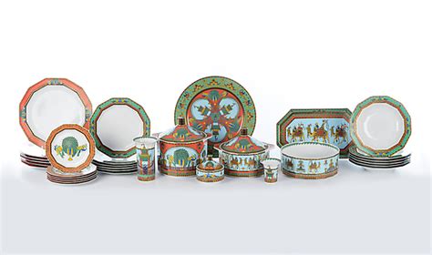 ROSENTHAL VERSACE Le Voyage De Marco Polo 32 Piece Dinner Service