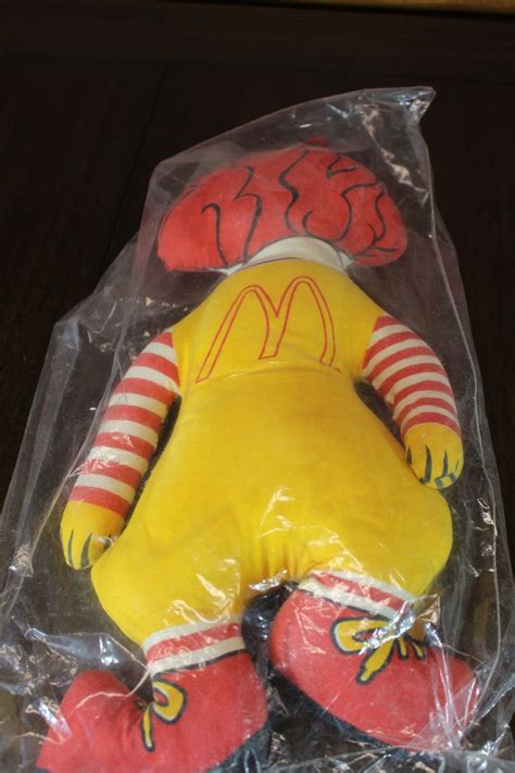 Vintage Ronald Mcdonald Stuffed Plush Soft Collectible Doll Etsy