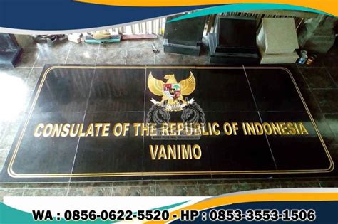 Papan Nama Granit Papan Nama Kantor Granit Prasasti Peresmian Gedung