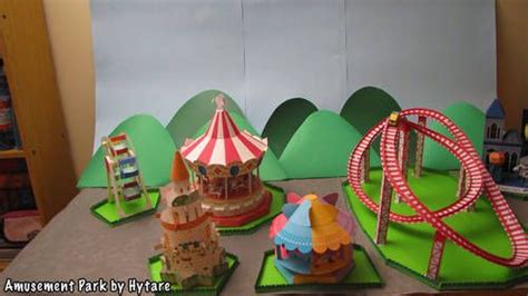 Project: Papercraft Amusement Park! - PAPER CRAFTS, SCRAPBOOKING & ATCs ...