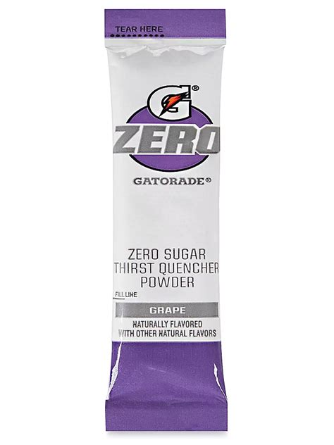 Gatorade® Zero Powder - 16.9 oz, Grape S-24341G - Uline