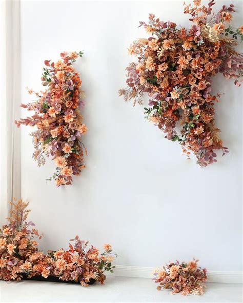 Fall Wedding Archway Flower Wedding Corner Swag Outdoor Wedding