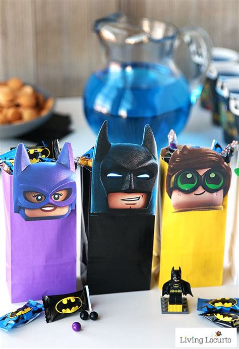 The Lego Batman Movie Diy Party Treat Bags Free Printable Favor Bags Lego Movie Birthday