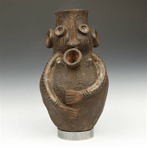 Figurative Vessel Mambila People Cameroon West Africa Africa