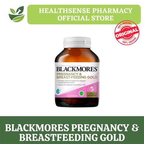 BLACKMORES PREGNANCY BREASTFEEDING GOLD 60 S Lazada