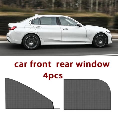 2pcs 4pcs Car Sunshade Curtains Universal Side Window Shades SUV