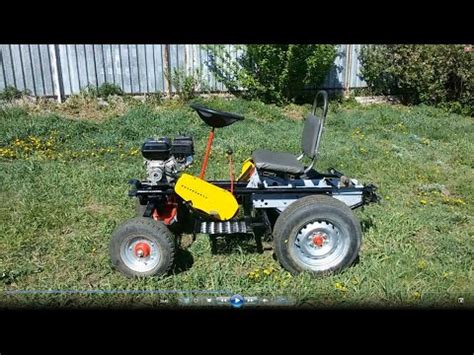 Homemade MINI TRACTOR And Its Work YouTube