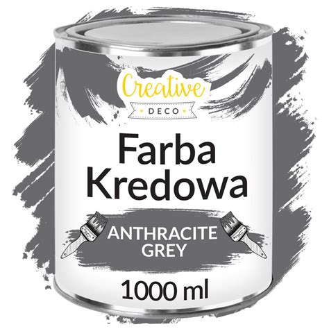 Farba Kredowa Antracytowa Do Mebli Drewna Szara L Inna Marka Sklep