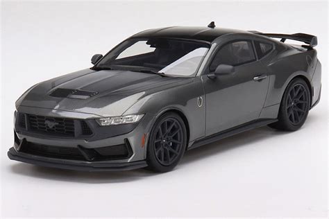 First S650 2024 Ford Mustang Diecast! 1/18 Dark Horse in Carbonized ...