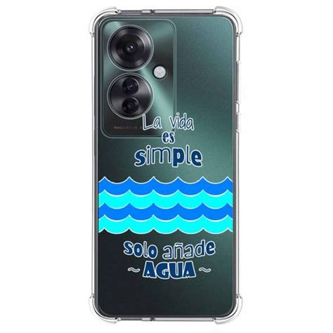 Funda Silicona Antigolpes Para Oppo Reno 11f 5g Diseño Agua Dibujos con