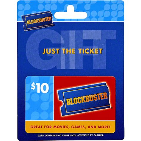 BLOCKBUSTER | Gift Cards | Price Cutter