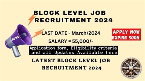 Odisha Block Level Job Recruitment Apply For Aspirational Block