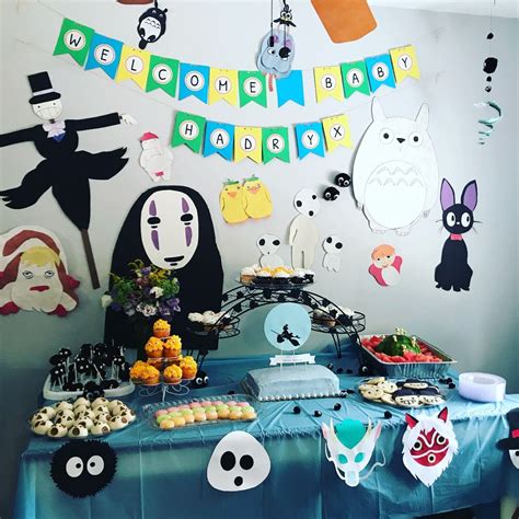 Miyazaki Baby Shower Totoro Party Studio Ghibli Party Studio Ghibli