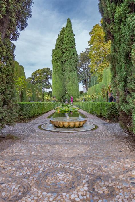 Generalife Gardens And Summer Palace Of The Emirs Of Granada From