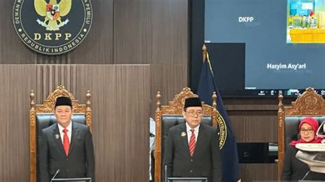 DKPP Berhentikan Ketua KPU Hasyim Asy Ari Terkait Kasus Asusila Celah Id