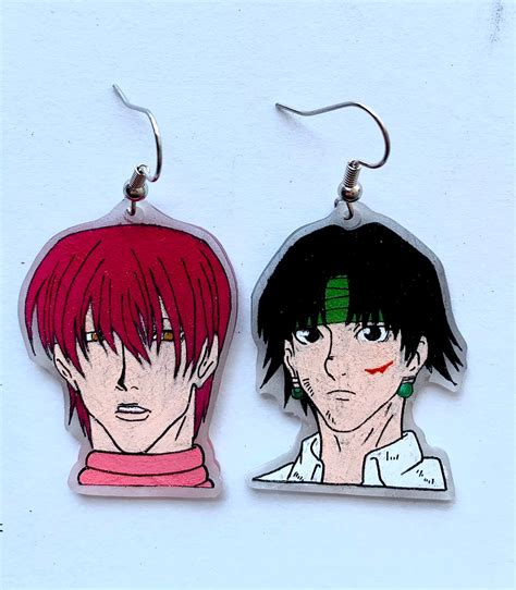 Hunter X Hunter Hisoka And Chrollo Earrings Etsy