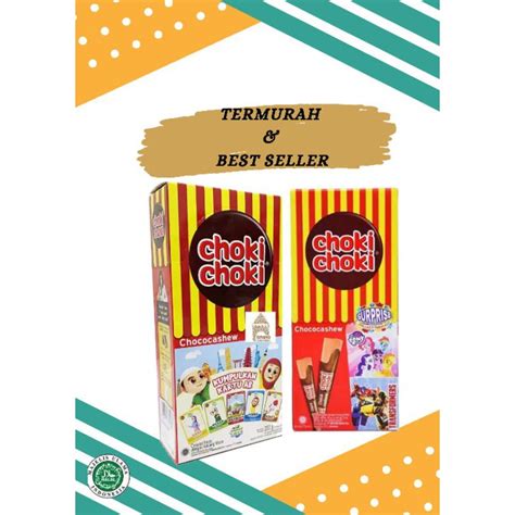 Jual Choki Choki Chocolate Cashew Box Isi Pcs Shopee Indonesia