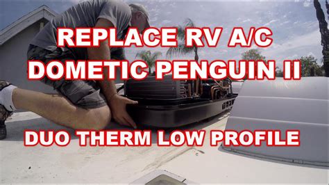 How To Replace Rv Ac Dometic Penguin Ii Duo Therm Heat Pump 12 Button