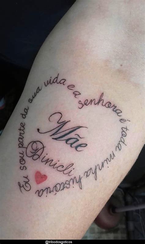 Tatuagem Escrita Mae Delicada Frases Para Mae Tatuagem Tatuagem