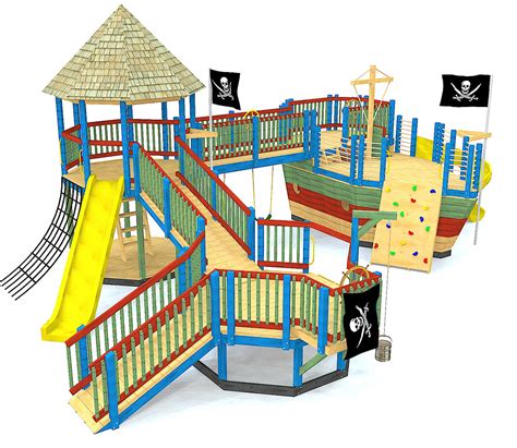 Pirate Ship Plans for Kids · 8 Cool Designs - Paul's Playhouses