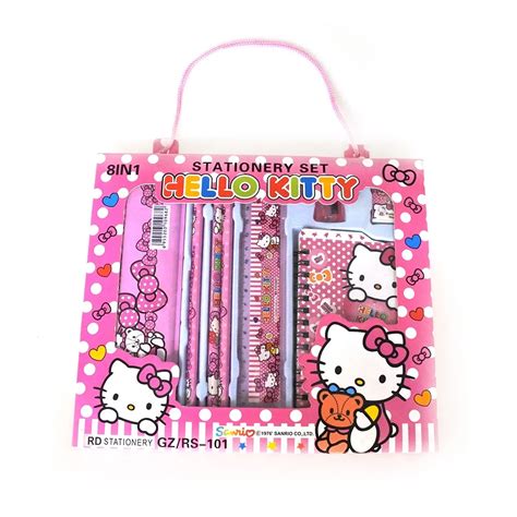 School Supplies Kids Hello Kitty Stationery Set - Buy Stationery Set,Kids School Stationery Set ...