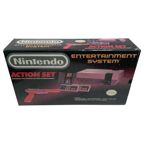 Nintendo Entertainment System Action Set Complete In Original Box NES