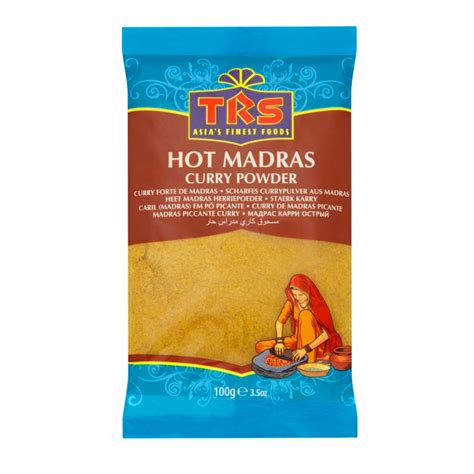 Hot Madras Curry Pulver 100g Kirjana