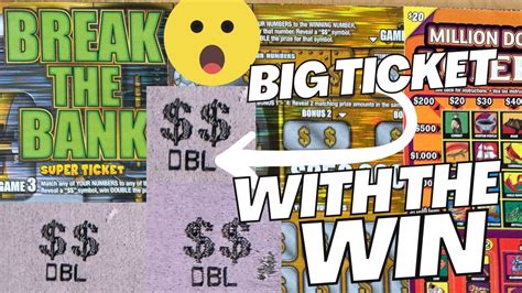 Break The Bank Big Winner 🍀🍀🍀 We Found Multiple Doubles On Ticket 🎟️