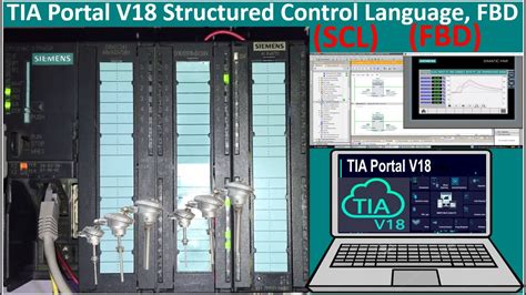 TIA Portal V18 SCL Language Connect With PLC S7 300 Analog Input