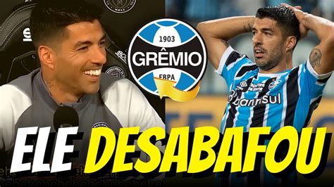 Direto dos EUA Veja o que Suárez DISSE SOBRE O GRÊMIO em coletiva do