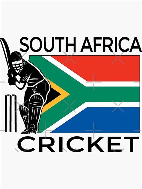 South Africa Cricket Sticker For Sale By Sportst Shirts Redbubble