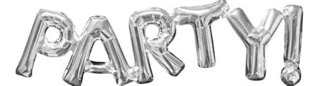 Silver Letter Balloons - Party City