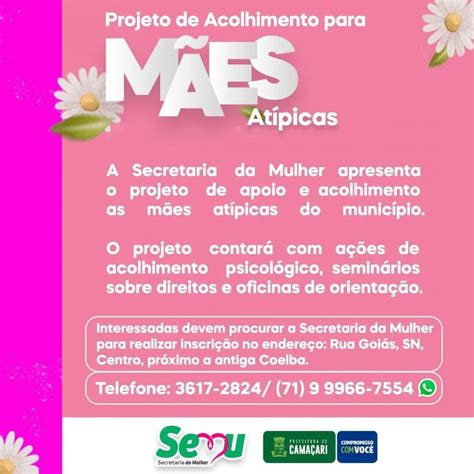 Semu lança Projeto de Acolhimento para Mães Atípicas