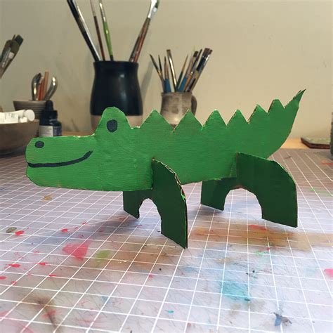 Cardboard Crocodile Penelope Dullaghan