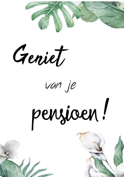 Geniet Van Je Pensioen Bladeren Kaartjeposten Nl