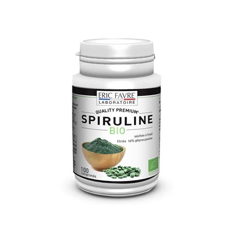 Eric Favre Spiruline Vegan Bio 100 Comprimes Easypara