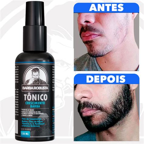 Produto Que Cresce Barba - Produto para crescer Barba Robusta Fortalece e Estimula o Crescimento ...