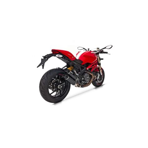 Silencieux double sortie inox carbone homologué ZARD pour Ducati